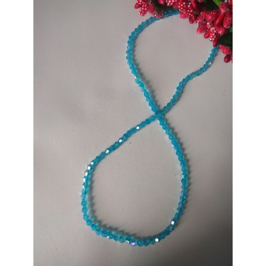 Бусины стеклянные Биконе 3 мм №5В, цена за 50 шт